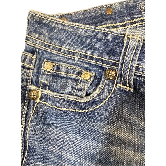 Miss Me Jeans Lot of 2 Pair Cross Black Stud Embellished Size 28 Boot Cut Jeans - Picture 6 of 16